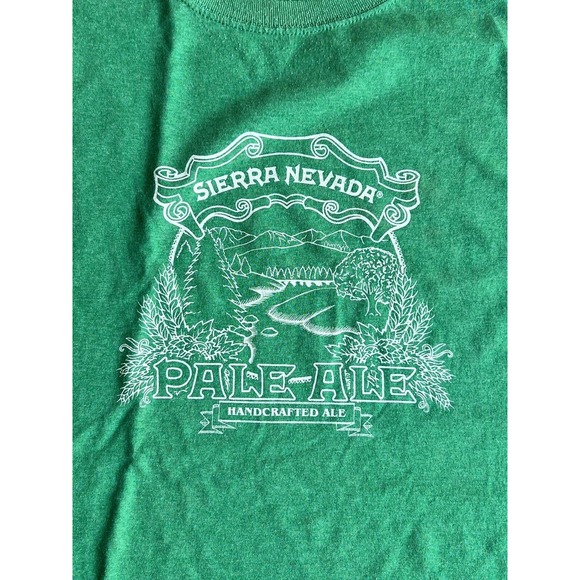 Sierra Nevada Pale Ale Short Sleeve T Shirt Mens XXL Green - Picture 2 of 5